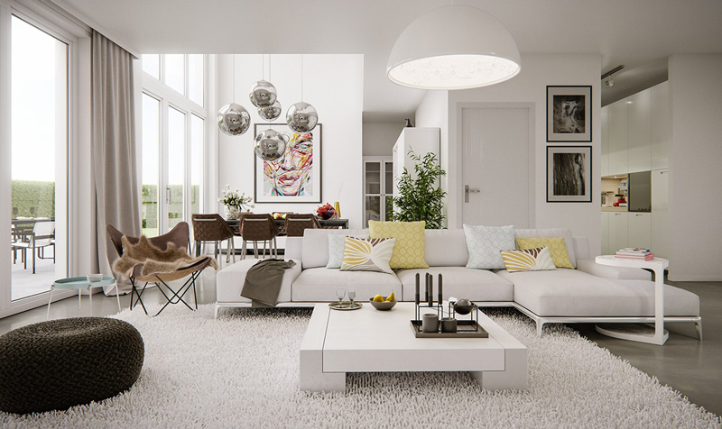 5 thiết kế nội thất phòng khách chung cư phong cách hiện đại đẹp mê ly