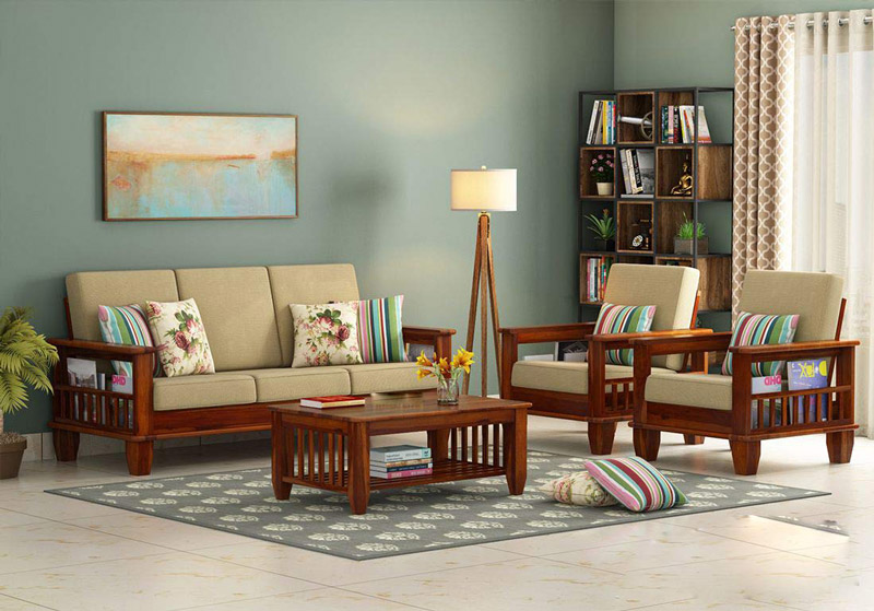 Bàn ghế gỗ tinh tế, sang trọng nơi phòng khách